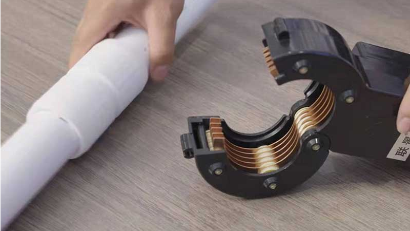 PSP钢塑复合管连接方法是什么?正三通管件购买哪家工厂好?(图3) 联景PSP钢塑复合压力管管材连接.png