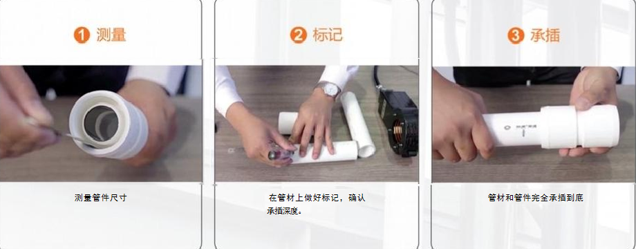 PSP钢塑复合管连接方法:从结构特性到电磁双热熔的技术逻辑(图3) PSP钢塑复合管熔接步骤.png